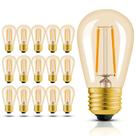 Lâmpada LED Hizashi S14 de substituição 2W = 25W E26 regulável 2200K