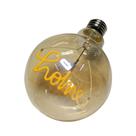 Lampada Led Home Vintage Mensagem 4w Branco Quente Casa Comercio