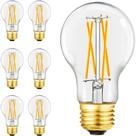 Lâmpada LED HOMOSUM A19 Vintage 6W 5000K 600lm 90 CRI, pacote com 6 Lâmpada LED HOMOSUM A19 Vintage 6W 5000K 600lm 90 CRI, pacote com 6