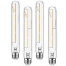 Lâmpada LED HOMOSUM T10 4W Tubular regulável 3000K E26, pacote com 4