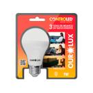 Lâmpada Led Inteligente 3 Tons 9w Bivolt Bulbo E27 Lâmpada Led Inteligente 3 Tons 9w Bivolt Bulbo E27