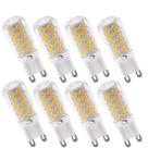 Lâmpada LED KAKEMONO G9 regulável 4W 400Lm 2700K 120V, pacote com 8