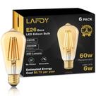 Lâmpada LED Lafoy Amber Edison 6W (equivalente a 60W) 550lm 2200K