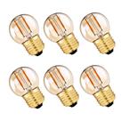 Lâmpada LED LDCHIUEN G40 G14.5 E26 1W 2200K branca quente, pacote com 6