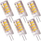 Lâmpada LED LEMENG G4 3,5 W 2700 K, branca quente, 12 VAC/DC, pacote com 6