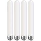 Lâmpada LED Leools 8,9 polegadas 8W 600lm 2700K E26 regulável, pacote com 4 Lâmpada LED Leools 8,9 polegadas 8W 600lm 2700K E26 regulável, pacote com 4
