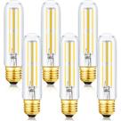 Lâmpada LED Leools Dimmable E26 6W 600lm 4000K 120V, pacote com 6