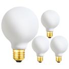 Lâmpada LED Leools Dimmable G25 6W 4000K 600lm E26 120V, pacote com 4