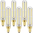 Lâmpada LED Leools E12 4W 3000K regulável 400LM 120V, pacote com 6
