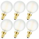 Lâmpada LED Leools E12 4W 4000K 400lm regulável, pacote com 6 Lâmpada LED Leools E12 4W 4000K 400lm regulável, pacote com 6