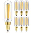 Lâmpada LED Leools E12 8W 2700K 800lm regulável 100W, pacote com 6