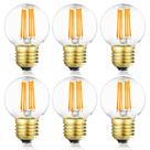 Lâmpada LED Leools G16.5 regulável 6W E26 branca quente 2700K 600lm