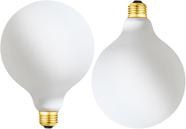 Lâmpada LED Leools G40/G125 4W 2700K 438LM E26, pacote com 2 Lâmpada LED Leools G40/G125 4W 2700K 438LM E26, pacote com 2