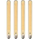 Lâmpada LED Leools T300 12W Tubular regulável 2700K E26, pacote com 4 Lâmpada LED Leools T300 12W Tubular regulável 2700K E26, pacote com 4