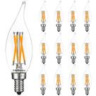 Lâmpada LED LiteHistory E12 regulável 6W 2700K 600lm, pacote com 12
