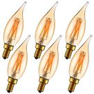 Lâmpada LED LiteHistory regulável 4W 2200K Amber CA10 E12 250lm