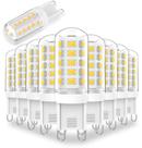 Lâmpada LED Lososuch G9 regulável 3W 6000K 350lm, pacote com 10