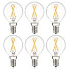 Lâmpada LED LUMILECT G16.5 E12 2W 3000K 200lm, pacote com 6
