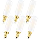 Lâmpada LED LVYE T6 6W E12 regulável 2700K 600lm, pacote com 6