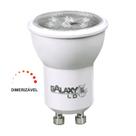 Lâmpada LED Mini Dicróica MR11 4W Dimerizável GU10 Branco Quente 3000K - 110v
