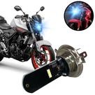 Lâmpada Led Moto Yamaha Mt 03 H4 8000k Efeito Xenon