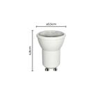 Lâmpada Led Nordecor Sof Mini Dicróica MR11 3,5W GU10 Alto IRC 95 Bivolt