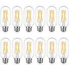 Lâmpada LED NOTOC Dimmable E26 6W 600lm 2700K Pacote com 12
