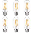 Lâmpada LED NOTOC Dimmable E26 6W 600lm 2700K Pacote com 6