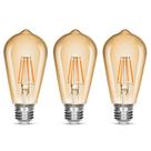 Lâmpada LED NOTOC Vintage Edison 4W 2300K E26 450lm 120V Pacote com 3