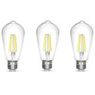 Lâmpada LED NOTOC Vintage Edison 4W 4000K E26 450lm 120V Pacote com 3