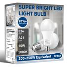 Lâmpada LED Nouscan 25W 3050LM Super Bright A21 5000K