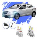 Lâmpada Led Onix 2012 A 2020 Kit H4 H27 V10 - Efeito Xênon