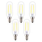 Lâmpada LED OPALRAY T25/T8 Mini Tubo 2W 4000K regulável, pacote com 5