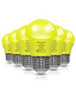 Lâmpada LED ORALUCE amarela de 5 W (equivalente a 40 W) E26 Base, pacote com 6