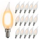Lâmpada LED Owilukie Chandelier 6W (equivalente a 60W) E12 2700K 15pk Lâmpada LED Owilukie Chandelier 6W (equivalente a 60W) E12 2700K 15pk