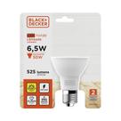 Lâmpada Led Par20 100-240V 2700K 7W IRC 80 IP65 Black=Decker Lâmpada Led Par20 100-240V 2700K 7W IRC 80 IP65 Black=Decker