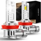 Lâmpada LED para Farol de Neblina GleamFlex H11/H8 30.000LM 6000K Branca Lâmpada LED para Farol de Neblina GleamFlex H11/H8 30.000LM 6000K Branca