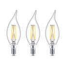 Lâmpada LED Philips BA11 Candelabra (E12) 3,3 W (40 W Eq) 3000K Lâmpada LED Philips BA11 Candelabra (E12) 3,3 W (40 W Eq) 3000K