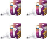 Lâmpada LED Philips Frosted Dimmable BR30 7,5 W (pacote com 4)