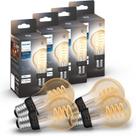 Lâmpada LED Philips Hue Smart 40W A19 Filament 550LM, pacote com 4