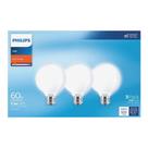 Lâmpada LED Philips PLC 5,5 W (60 W) G25 SW Basic, pacote com 3