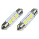 Lâmpada LED Pingo Torpedo Luz Teto Placa Porta Luvas Bagageiro Malas Quebra Sol 36MM