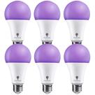 Lâmpada LED preta Bluex Bulbs A21 16W (120W Equiv), pacote com 6 Lâmpada LED preta Bluex Bulbs A21 16W (120W Equiv), pacote com 6
