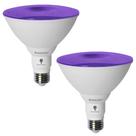 Lâmpada LED preta de 20 W (equivalente a 200 W) E26, pacote com 2