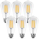 Lâmpada LED ProCrus ST19 Vintage de 2,5 W (equivalente a 25 W), pacote com 6