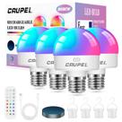 Lâmpada LED recarregável Caupel RGBCW 40W E26 500lm, pacote com 4