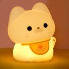 Lâmpada LED recarregável com luz noturna de silicone Amaredom Kitten