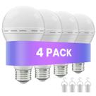 Lâmpada LED recarregável de emergência LHZHENG 12W 1500mAh, pacote com 4