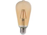 Lâmpada Led Retrô Pera ST64 E27 4W AMBAR 2200K Bivolt Avant