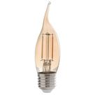 Lâmpada Led Retrô Vela Chama 2w 2200k E27 Âmbar Avant